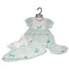 Baby Girls 2 Pieces Dress Set With Lace And Bow