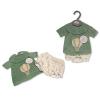 Knitted Baby 2 Pieces Set With Collar - Balloons