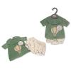 Knitted Baby 2 Pieces Set with Collar - Balloons