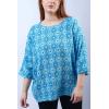 Abstract Geometric Print Cotton Top wholesale top wear