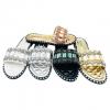 Ladies Sparkling Diamante Strap Flat Slider  slippers wholesale