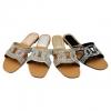 Ladies Sparkling Flat Slider With Diamante Beads  wholesale slippers