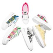 Wholesale Colour Rim Textured Lace-up Sneaker 