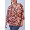 Leopard Print Top wholesale plus size clothing
