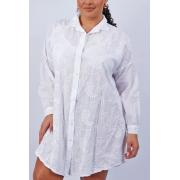 Wholesale Paisley Embroidered Pattern Cotton Shirt