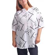 Wholesale Aztec Print Button Up Cotton Shirt