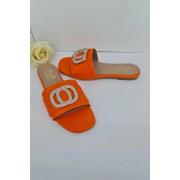 Wholesale Leather Rhinestone Buckle Flat Slider
