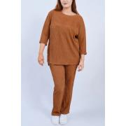 Wholesale Plain Side Slit Beaded Detail Co-Ord Set