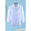 Plain Button Up Flap Pockets Linen Shirt