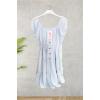 Plain Shirred Waist Tiered Dress