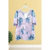 Rose Flower Print Cotton Top tops wholesale
