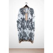 Wholesale Chain Floral Baroque Print Dress