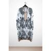 Chain Floral Baroque Print Dress