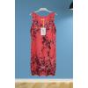 Floral Print Layered Hem Cotton Dress