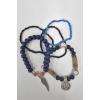 Beads Wing Charms Stretch Bracelet