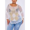 Daisy Flower Pattern Crochet Top