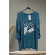 Wholesale Love Sneaker Pattern Top