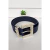 Rhinestone Buckle Belt