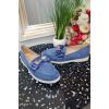 Suede Bow Buckle Round Toe Sneakers