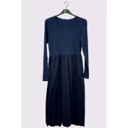 Wholesale Plain Flared Tiered Cotton Dress
