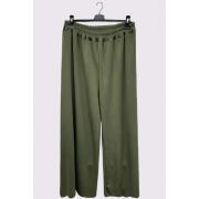 Wholesale Plain Elasticated Waistband Wide Leg Palazzo
