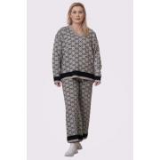 Wholesale Jacquard Pattern Knitted Soft Feel Co-Ord Set
