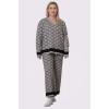 Jacquard Pattern Knitted Soft Feel Co-Ord Set jackets wholesale