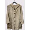 Corduroy Button-Up Hooded Jacket wholesale coats