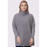 Wholesale Plain Ribbed Cowl Neck Jumper