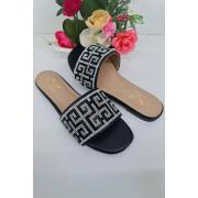 Wholesale Rhinestone Geometric Pattern Flat Slider