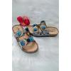 Multi Beaded Twin Strap Slider