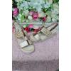 Open Toe Straw Strap Wedge Sandal