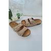Multi Beaded Double Buckle Flat Slider