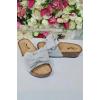 Suede Bow Strap Slider
