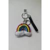 Sequin Rainbow Chain Keyrings