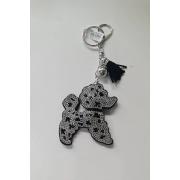 Wholesale Diamante Dog Chain Tassel Keyrings