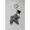 Diamante Dog Chain Tassel Keyrings wholesale key chains