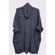 Wholesale Multicoloured Stripes Matching Snood Scarf Dress