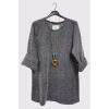 Stitch Pattern Necklace Top