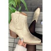 Wholesale Snake Pattern Block Heel Ankle Boot