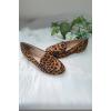 Metallic Round Toe Loafers