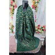 Wholesale Hand Fan Pattern Soft Feel Tassel Scarves