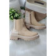 Wholesale Diamante Zipped Ankle Boot