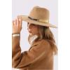 Metal Feather Decor Fedora Hat
