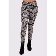 Wholesale Skull Mono Print Halloween Leggings