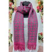 Wholesale Geometric Print Soft Feel Tassel Scarves