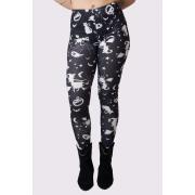 Wholesale Catgst Pumpkin Print Halloween Leggings