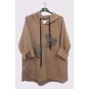 Leopard Snake Diamante Love N5 Pattern Hooded Top wholesale coats