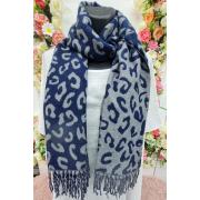 Wholesale Leopard Print Corduroy Tassel Scarves