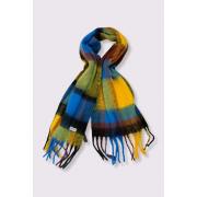 Wholesale Plaid Print Tassel Soft Feel Scarves